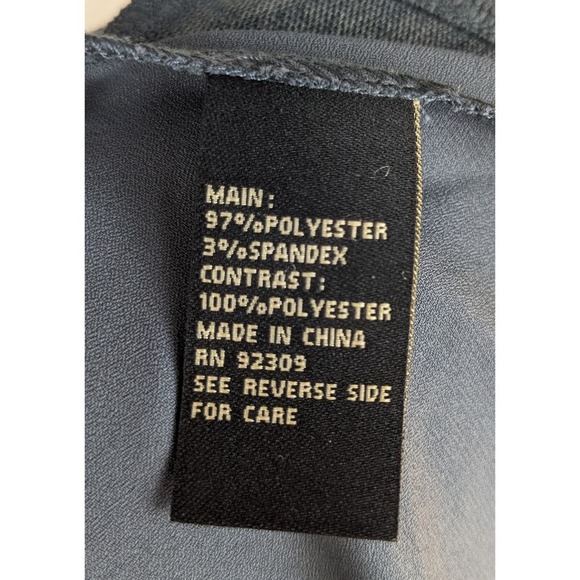 DG2 Diane Gilman Hi-Low Top w/Pleated Back Flowy Dramatic 3/4 Sleeve Size Small - Picture 12 of 12